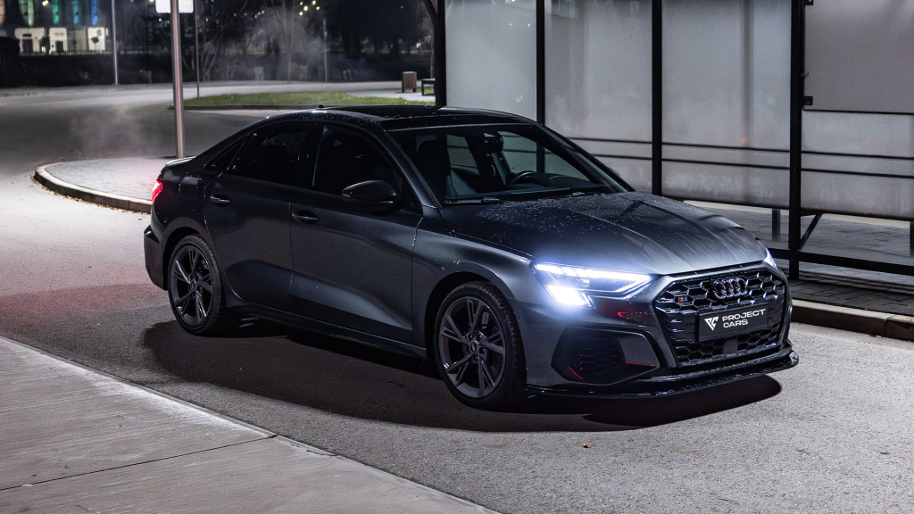 Audi S3 na event lub wyjazd służbowy